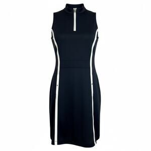 Tail Women's Size S Activewear Dress B/W Sleeveless Stretch Golf Pickleball